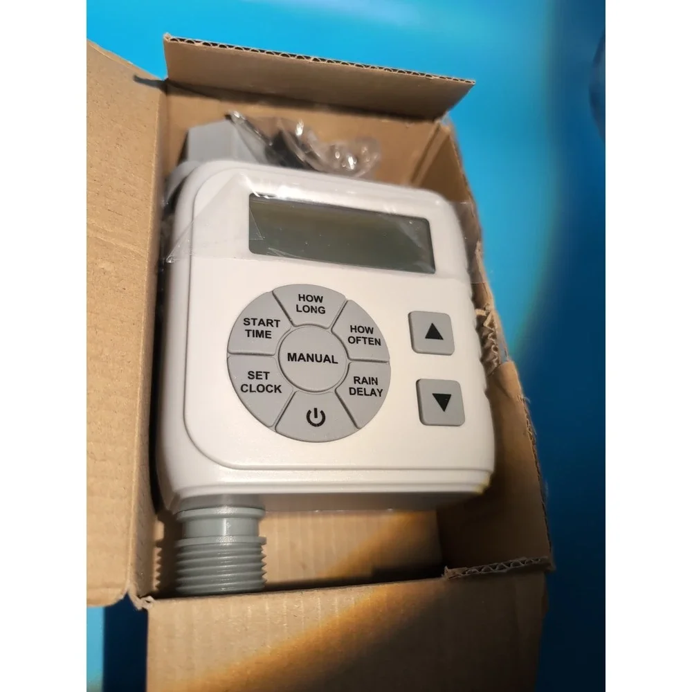Sprinkler Timer, Programmable Irrigation Water Timer for Garden Hose, Solar/Batt